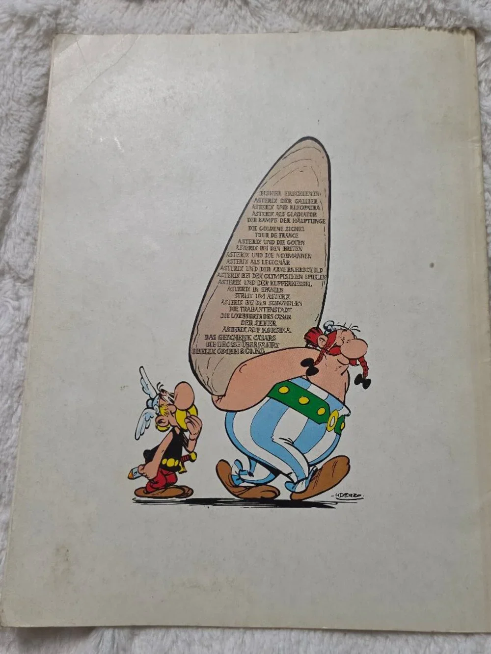 Vintage 1968 Asterix und Kleopatra German Comic Grosser Band II Delta Ehapa